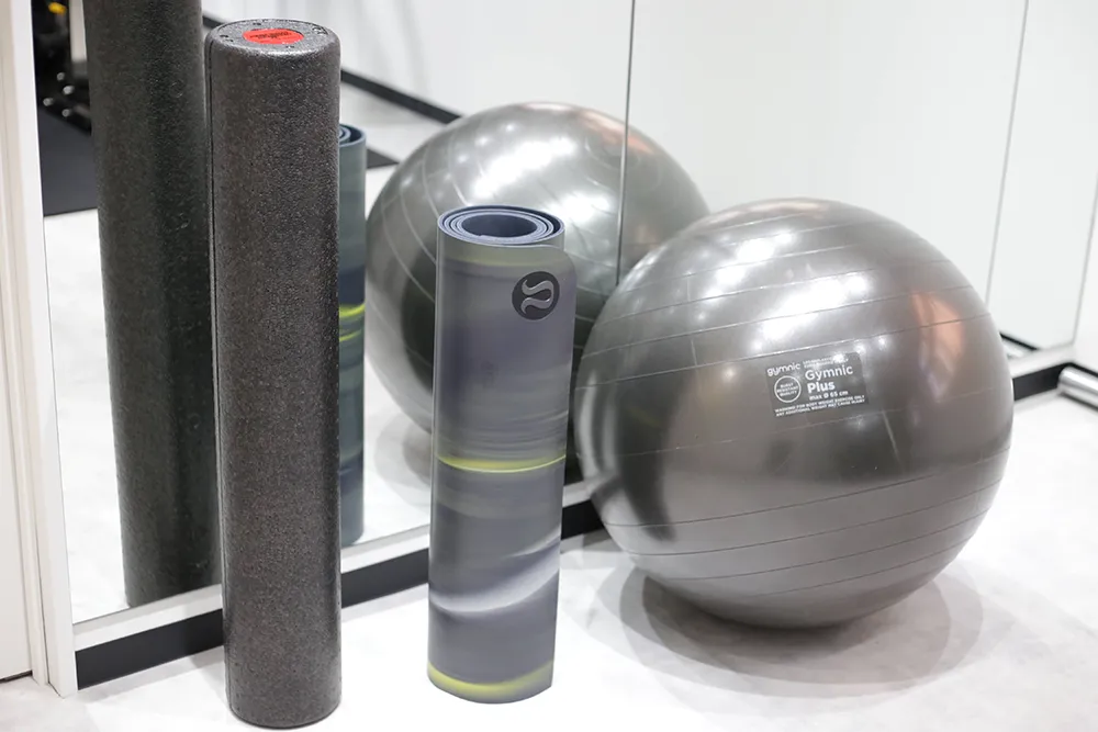 バランスボール、ストレッチポール、ヨガマット